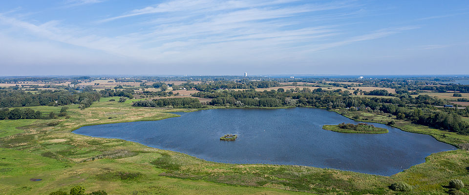 Luftbild vom Hemmelsdorfer See
