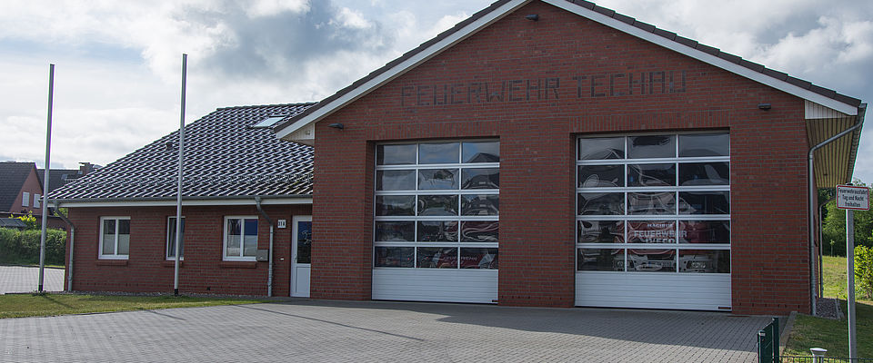Das Feuerwehrhaus Techau