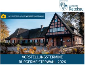 Ankündigung Vorstellungstermine Bürgermeisterwahl 2026